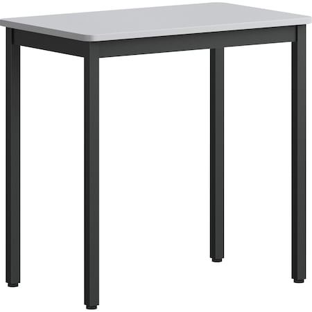 Lorell Utility Table, 500lb Capacity, 30" x 18.13" x 30", Gray LLR60752